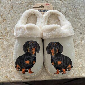 NWT Dachshund Slippers S/M